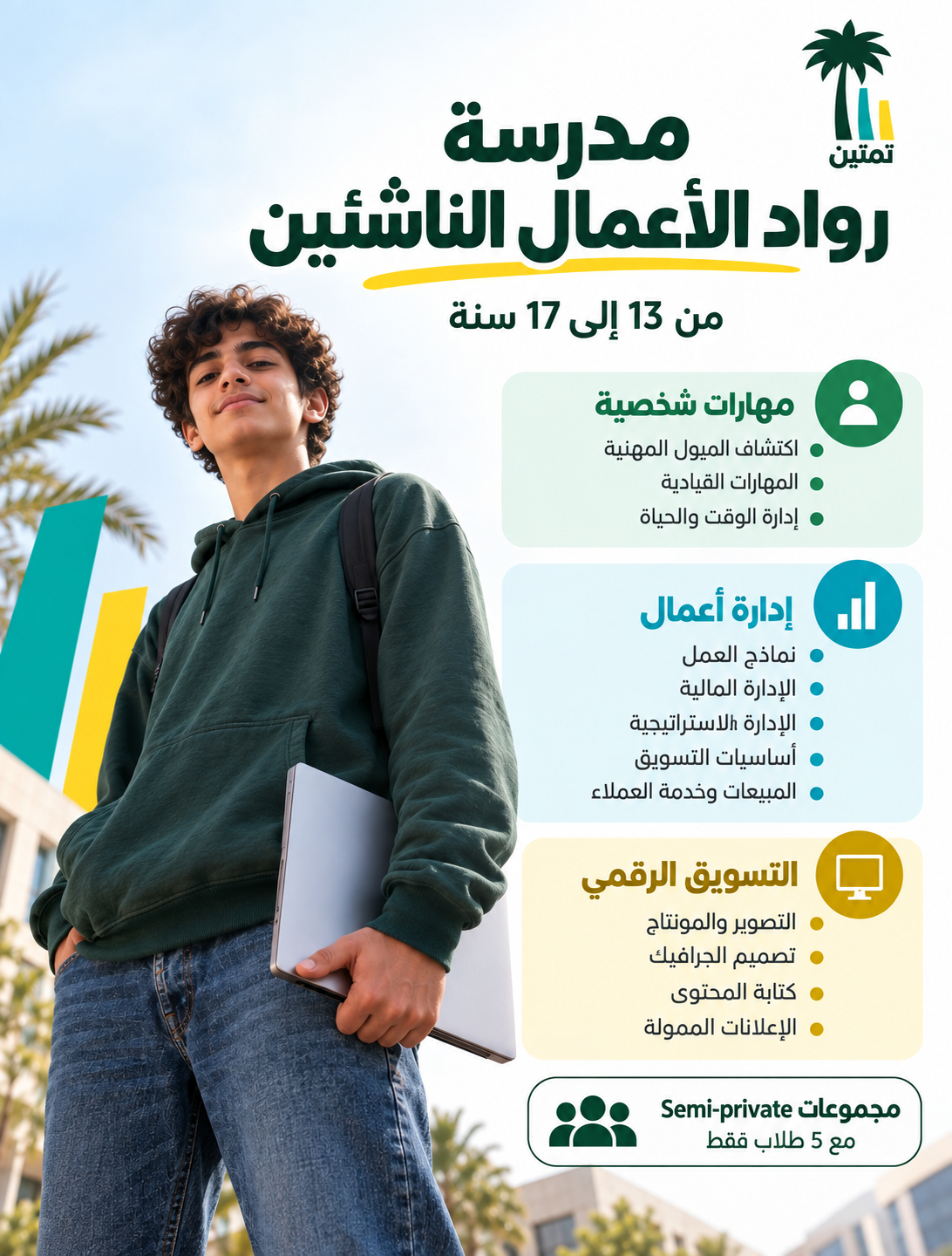 مدرسة رواد الأعمال الناشئين